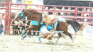 Image of a Trixie Chicks Rider performing during a Trixie Chicks Riders performance, showcasing extraordinary equestrian skills and thrilling tricks.