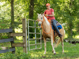 Opening A Gate While Mounted From Horseback