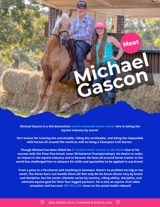 2025 Horse Goal Planner & Riding Log