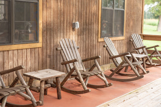 Experience the charm of western-inspired amenities at Horse Haven Ranch. Enjoy rustic decor, cozy fireplaces, rocking chairs, and other western elements that create a warm and inviting atmosphere in the heart of the ranch.