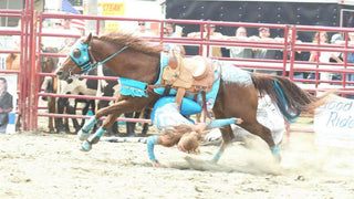 Image of a Trixie Chicks Rider performing during a Trixie Chicks Riders performance, showcasing extraordinary equestrian skills and thrilling tricks.