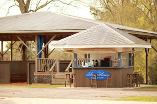 Cozy bar at Horse Haven Ranch, offering a rustic and inviting atmosphere for guests to unwind and enjoy drinks.