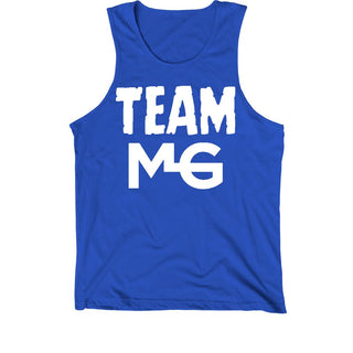 Stylish unisex tank top featuring Team MG logo. Perfect for staying cool and comfortable during horse riding sessions or casual outings.