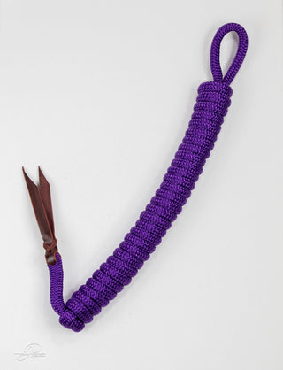 Purple MG lead rope, a versatile tool essential for training and ground work with horses.