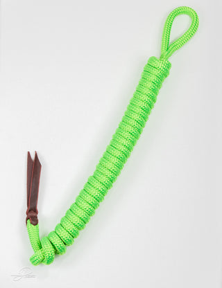 Green MG lead rope, a versatile tool essential for training and ground work with horses.