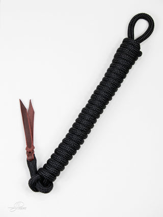 Black MG lead rope, a versatile tool essential for training and ground work with horses.